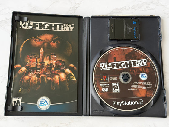 Def Jam Fight For NY PS2 BLACK LABEL CIB Complete w/Manual EA 2004 RARE!