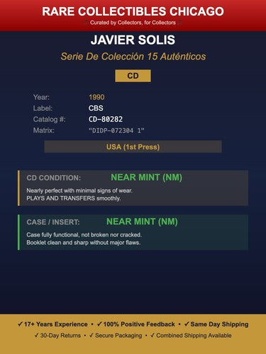 Javier Solis – 15 Autenticos Exitos