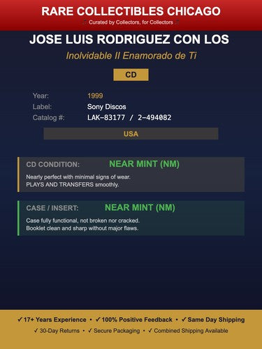 Jose Luis Rodriguez Con Los Panchos – Inolvidable II Enamorado De Ti (1999)