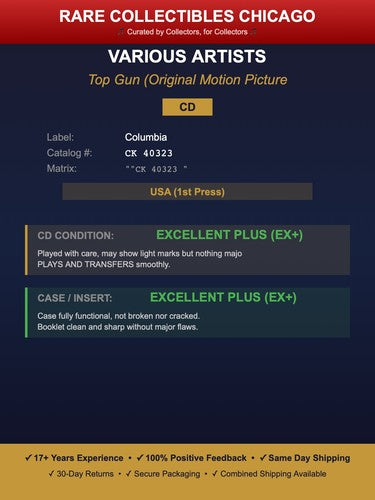 Top Gun Original Motion Picture Soundtrack