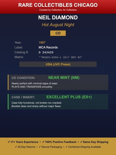 Neil Diamond – Hot August Night 2 (1987)