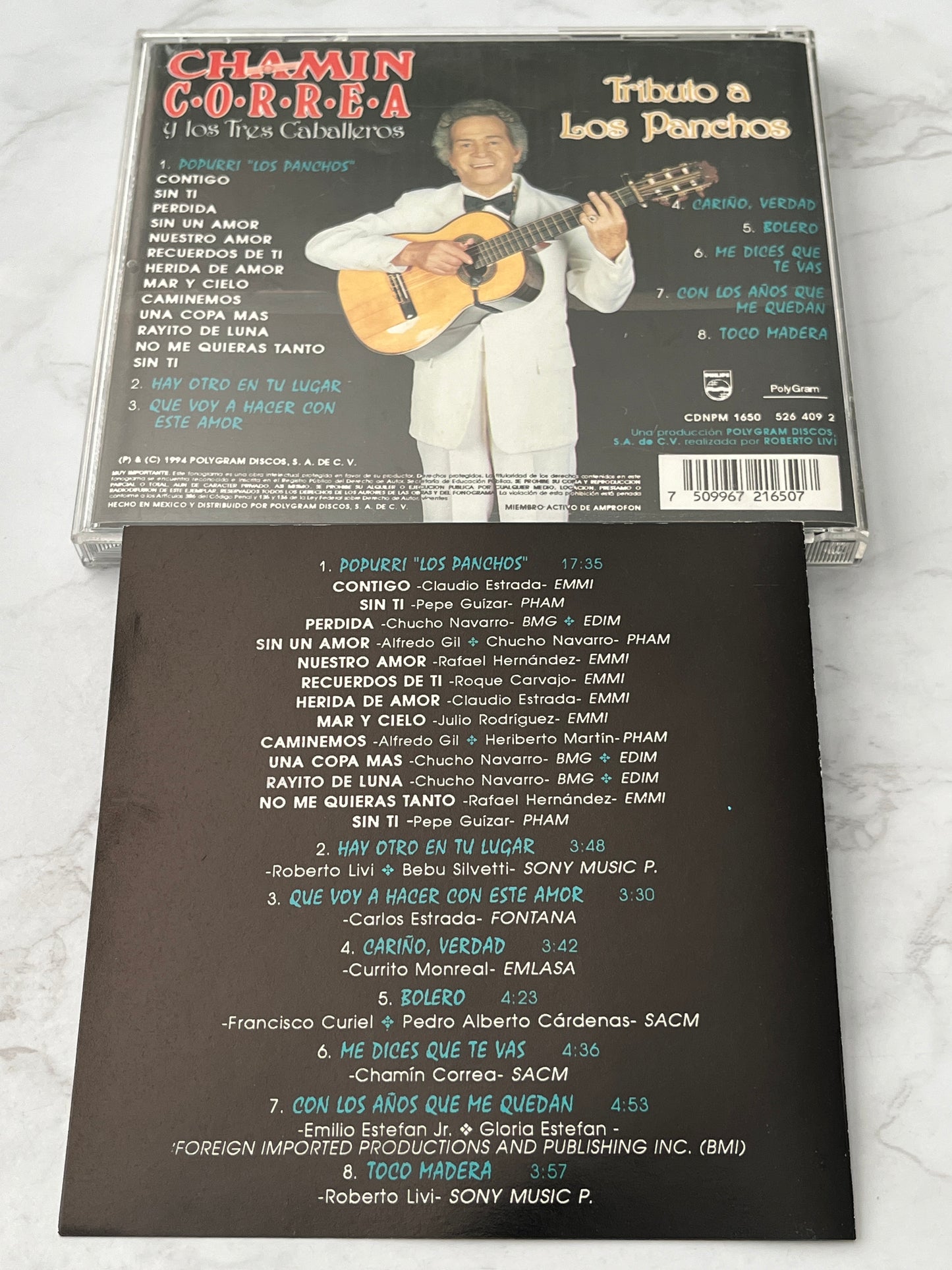 Chamín Correa y Los Tres Caballeros – Tributo a Los Panchos (1994)