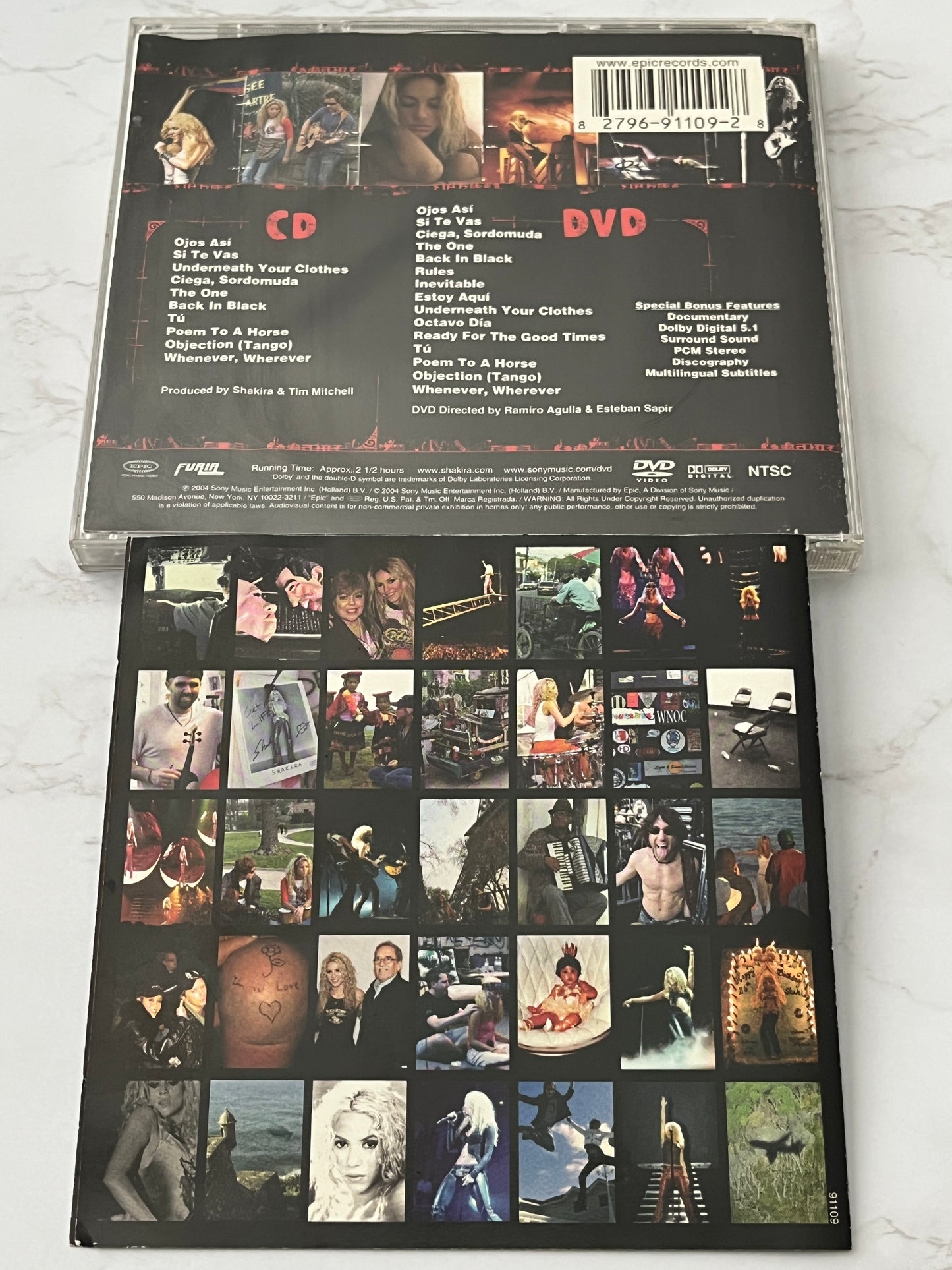Shakira – Live & Off the Record (CD + DVD Set) (2004)