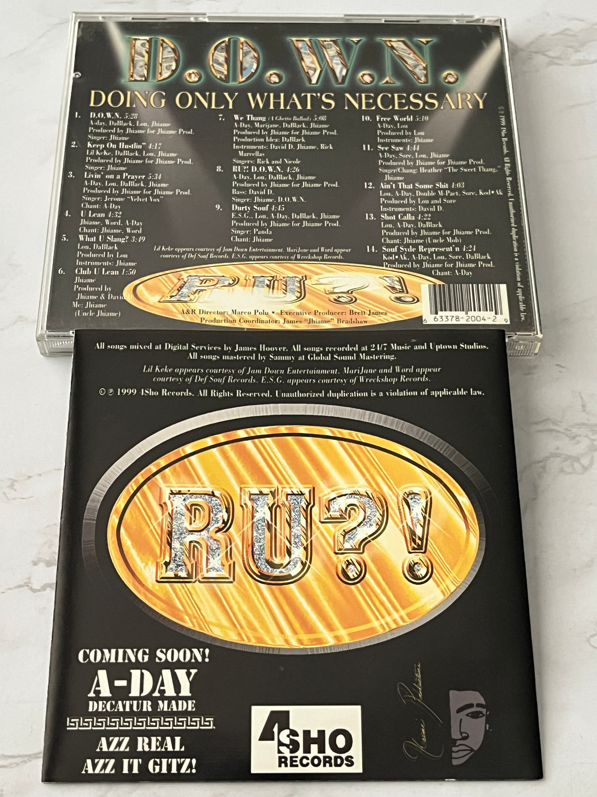 D.O.W.N. (Doing Only What's Necessary) – Ru?! (2000)
