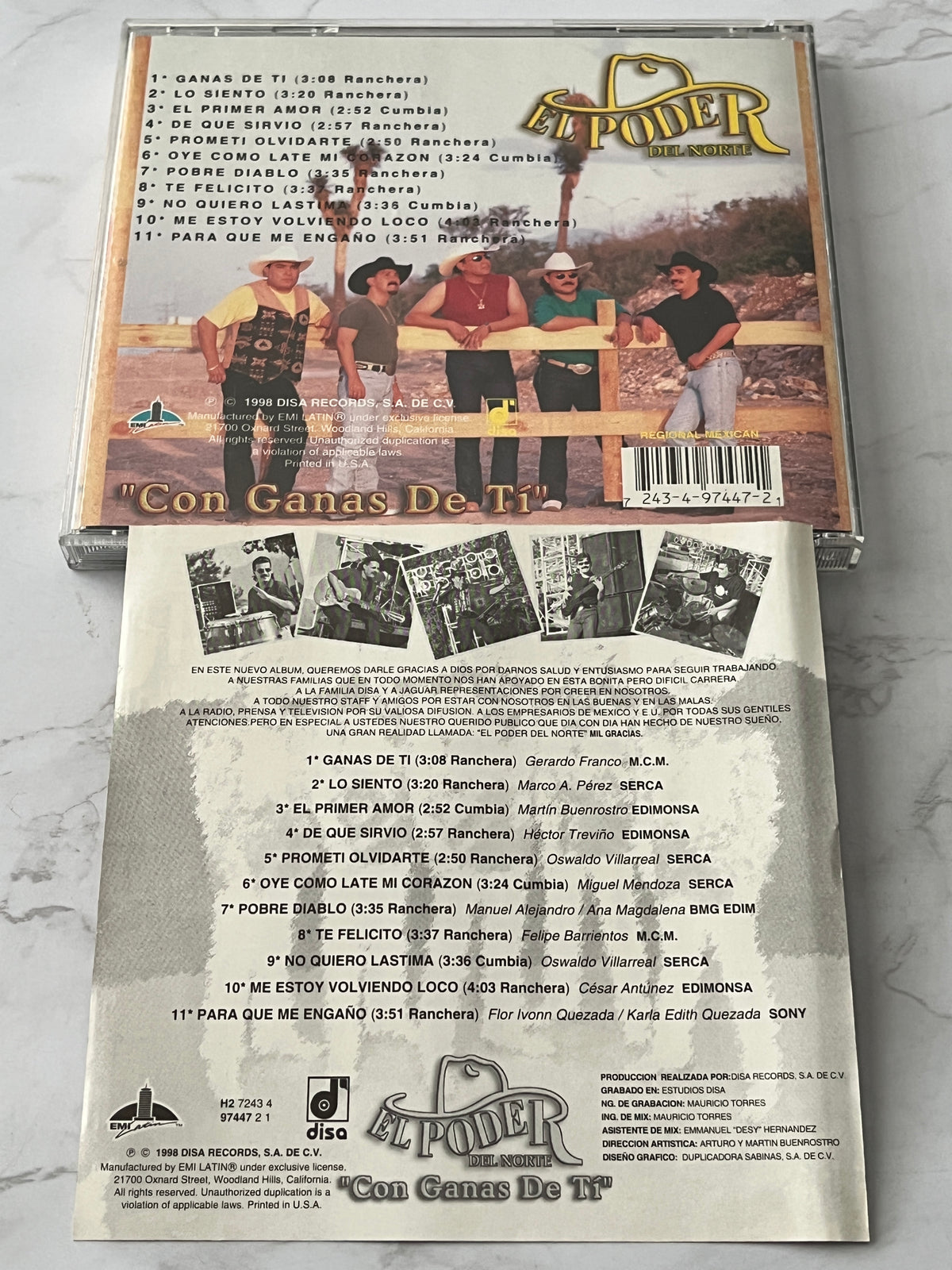 El Poder del Norte – Con Ganas de Ti (1998)