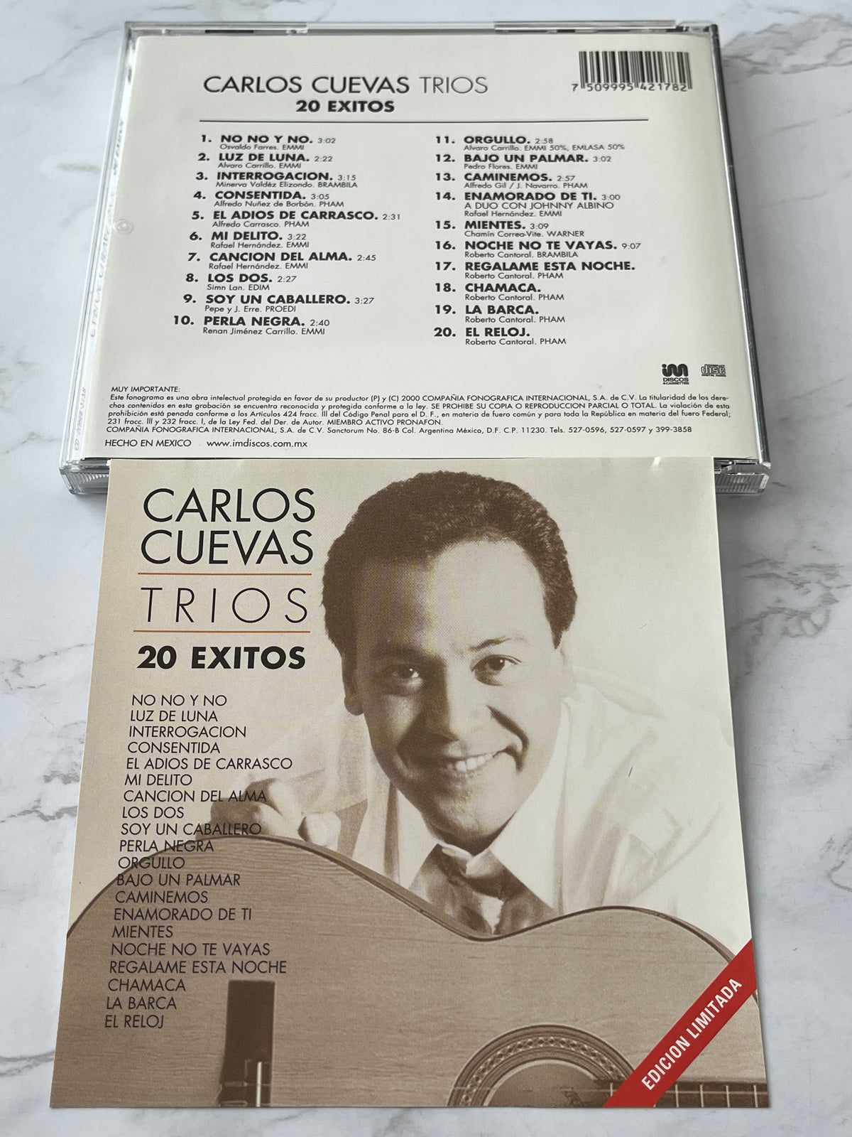 Carlos Cuevas – Trios 20 Exitos (2000)