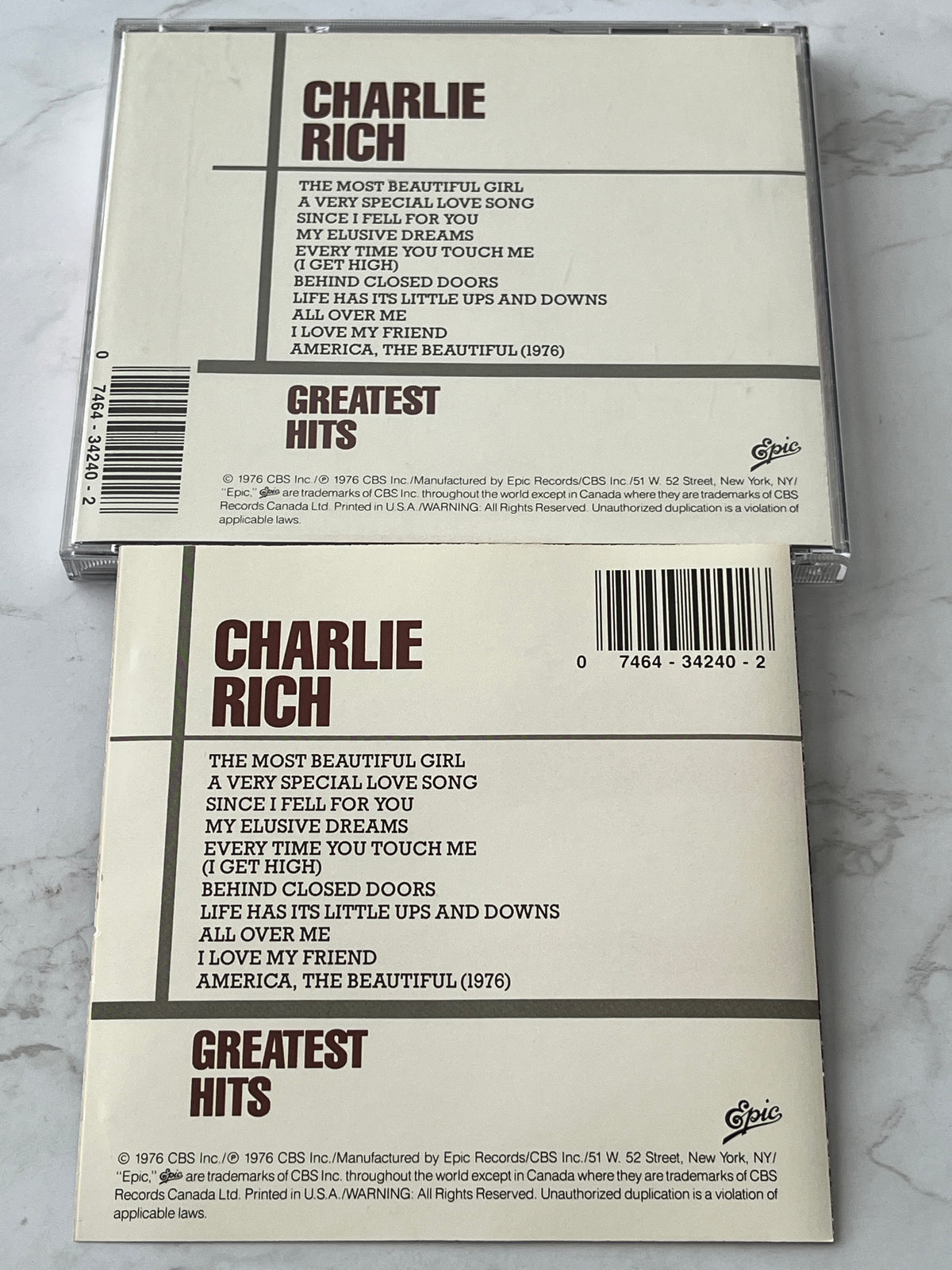 Charlie Rich – Greatest Hits (1976)