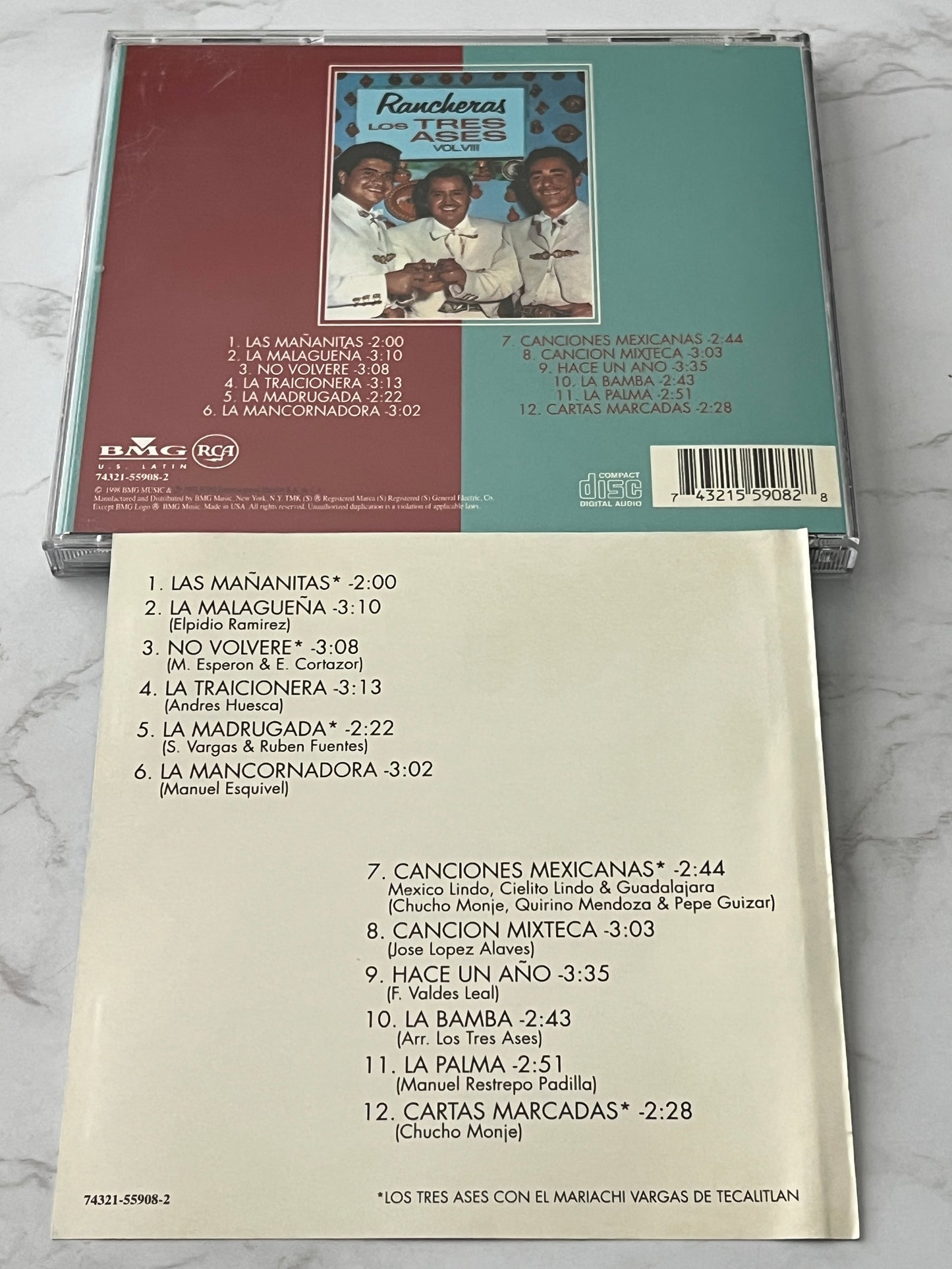 Los Tres Ases – Serenata Ranchera Vol. VIII (1998)