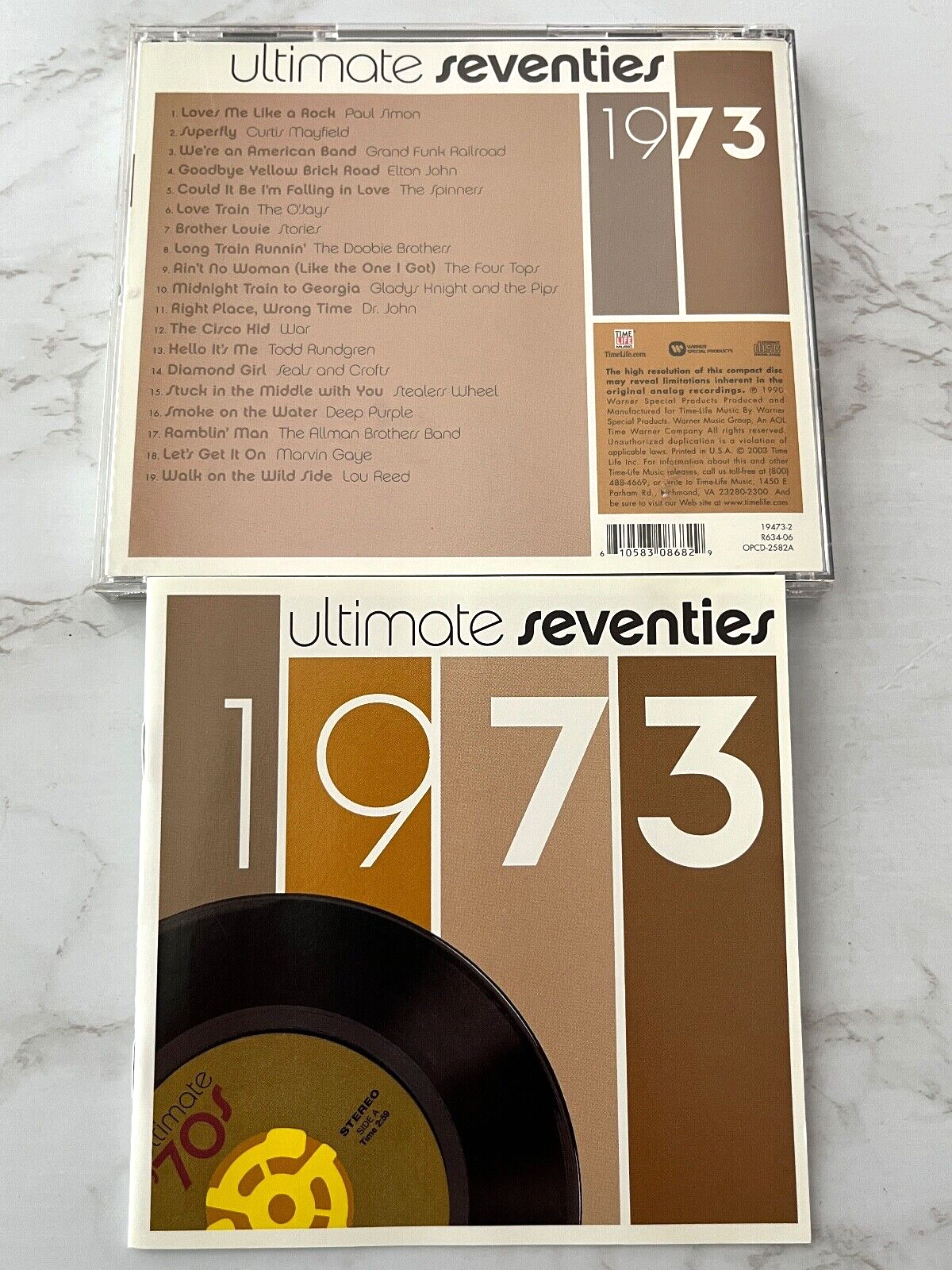 Deep Purple, Lou Reed, Marvin Gaye, Paul Simon, Todd Rundgren, Various – Time Life Ultimate Seventies 1973 (1990)