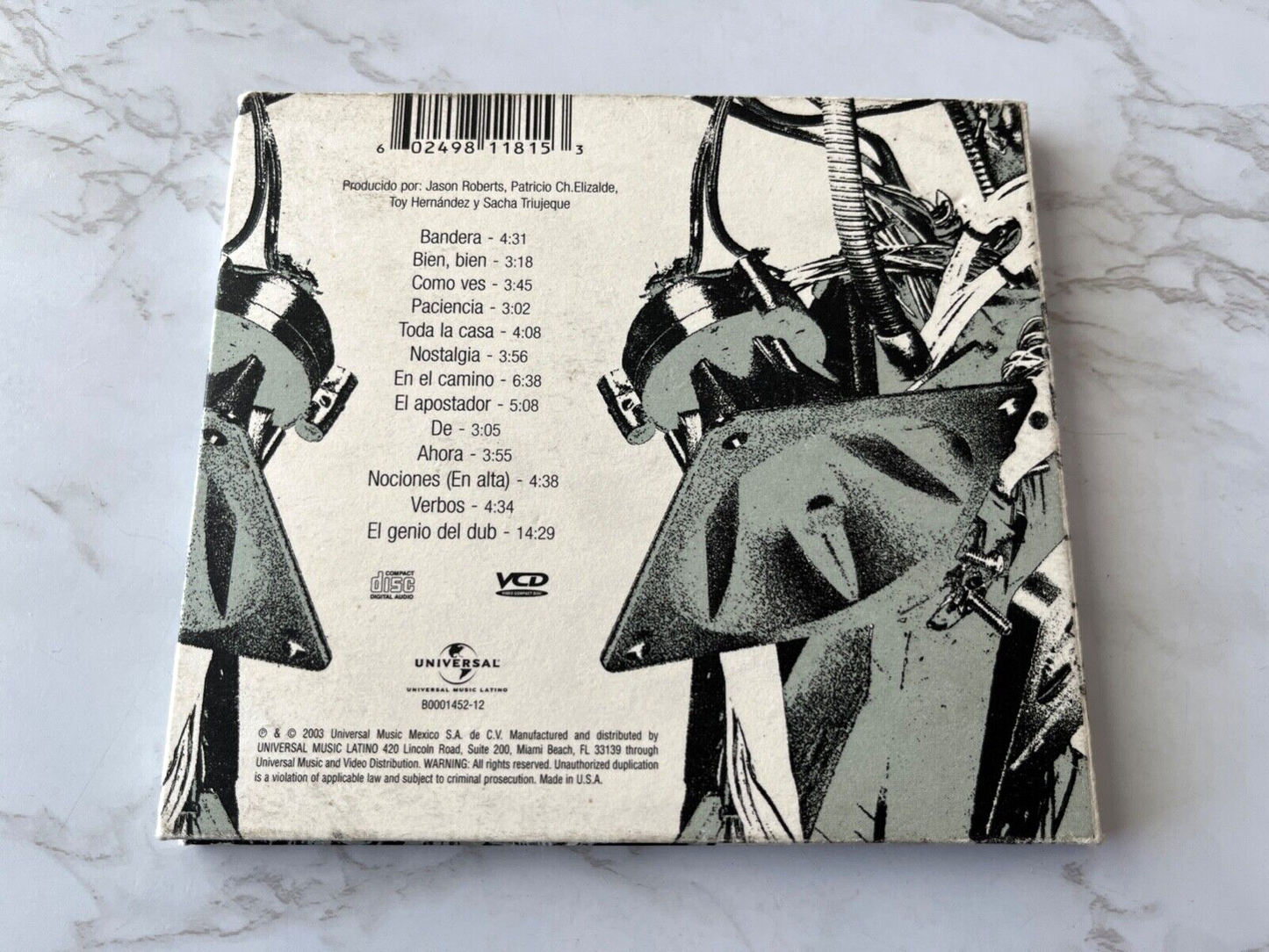 Control Machete – Uno Dos Bandera 2 (Digipak) (2003)