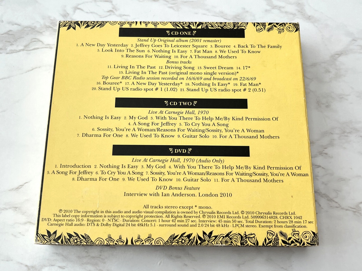 Jethro Tull – Stand Up 2 (Digipak, CD/DVD) (2010)