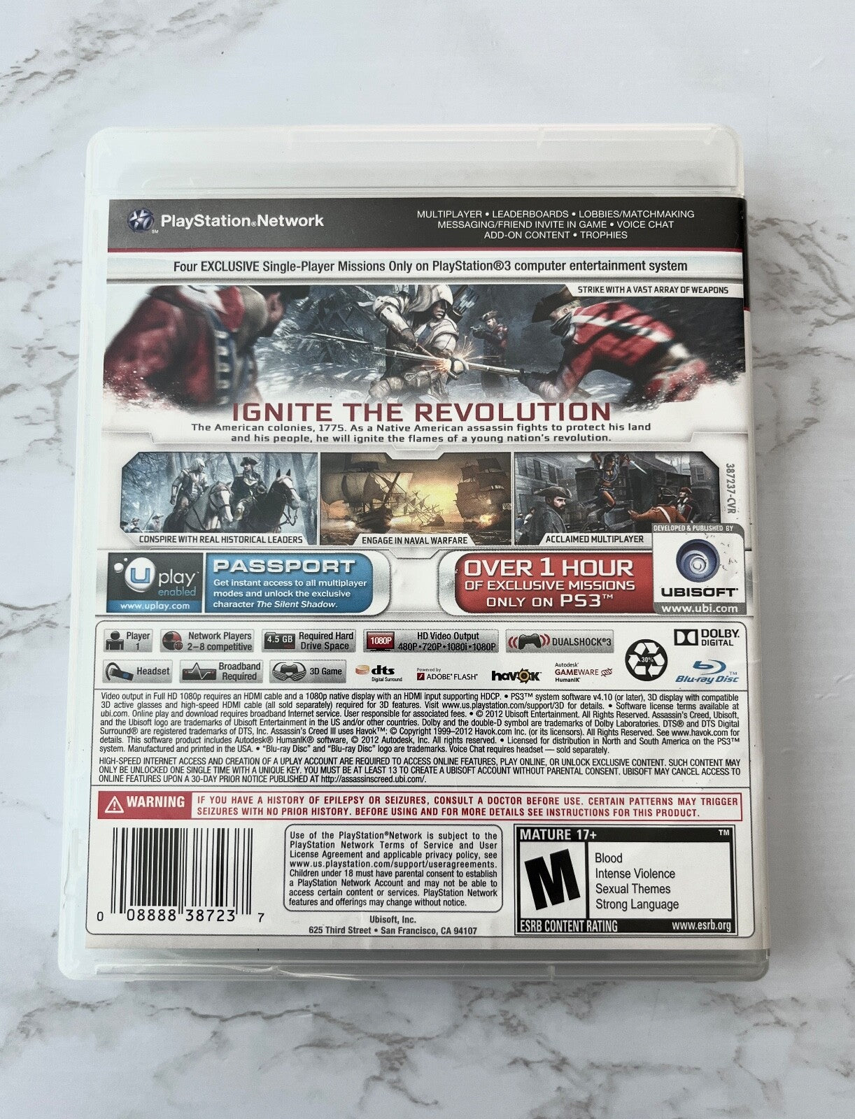 Assassin's Creed III TARGET EDITION! Sony PlayStation 3 Ubisoft 2012 PS3 (2012)