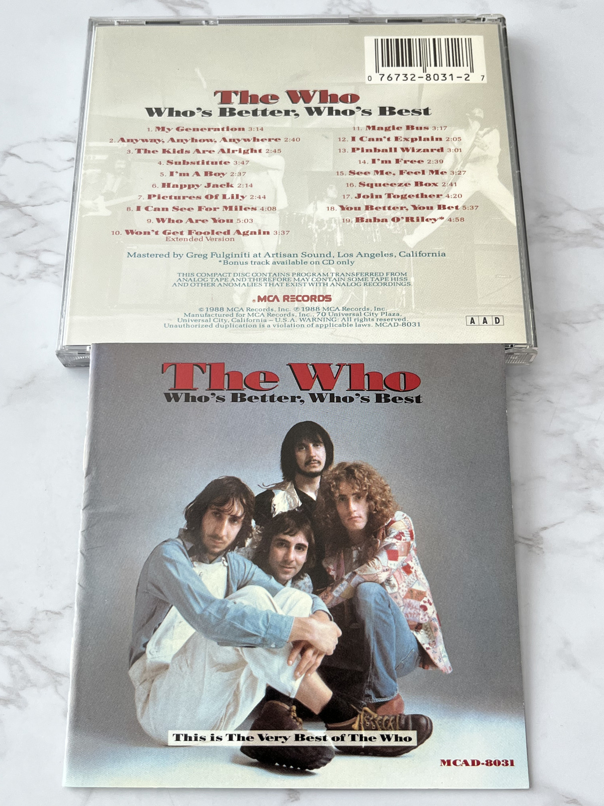 The Who – Who's Better Who's Best
