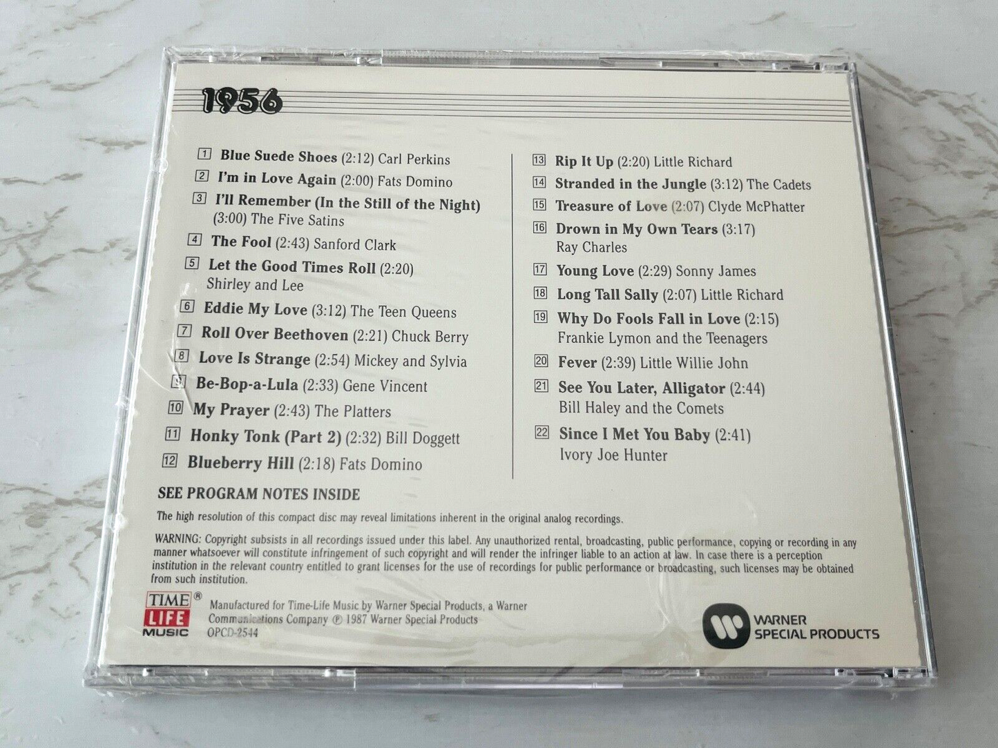 Fats Domino, Ray Charles, The Platters, Various – Time Life Music The Rock N Roll Era 1956 (1987)