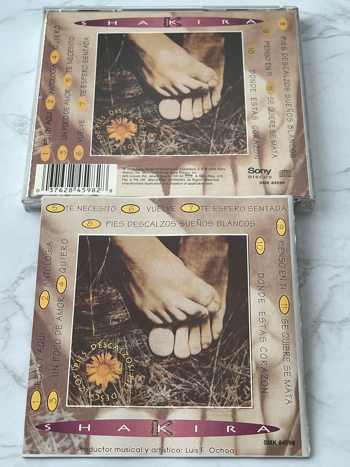 Shakira – Pies Descalzos (2002)