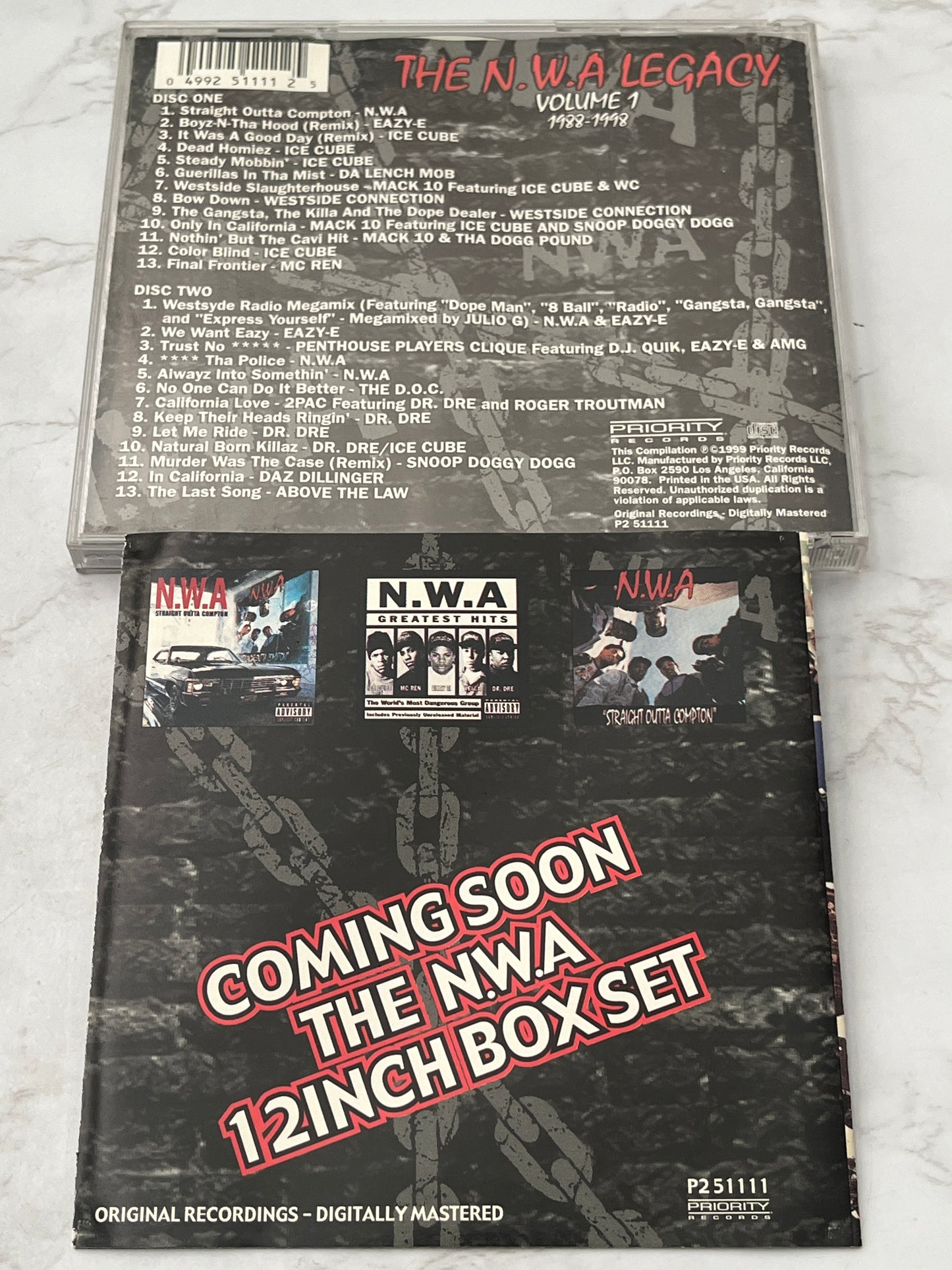 The N.W.A Legacy Volume 1: 1988-1998 (2-CD Set) (1999)