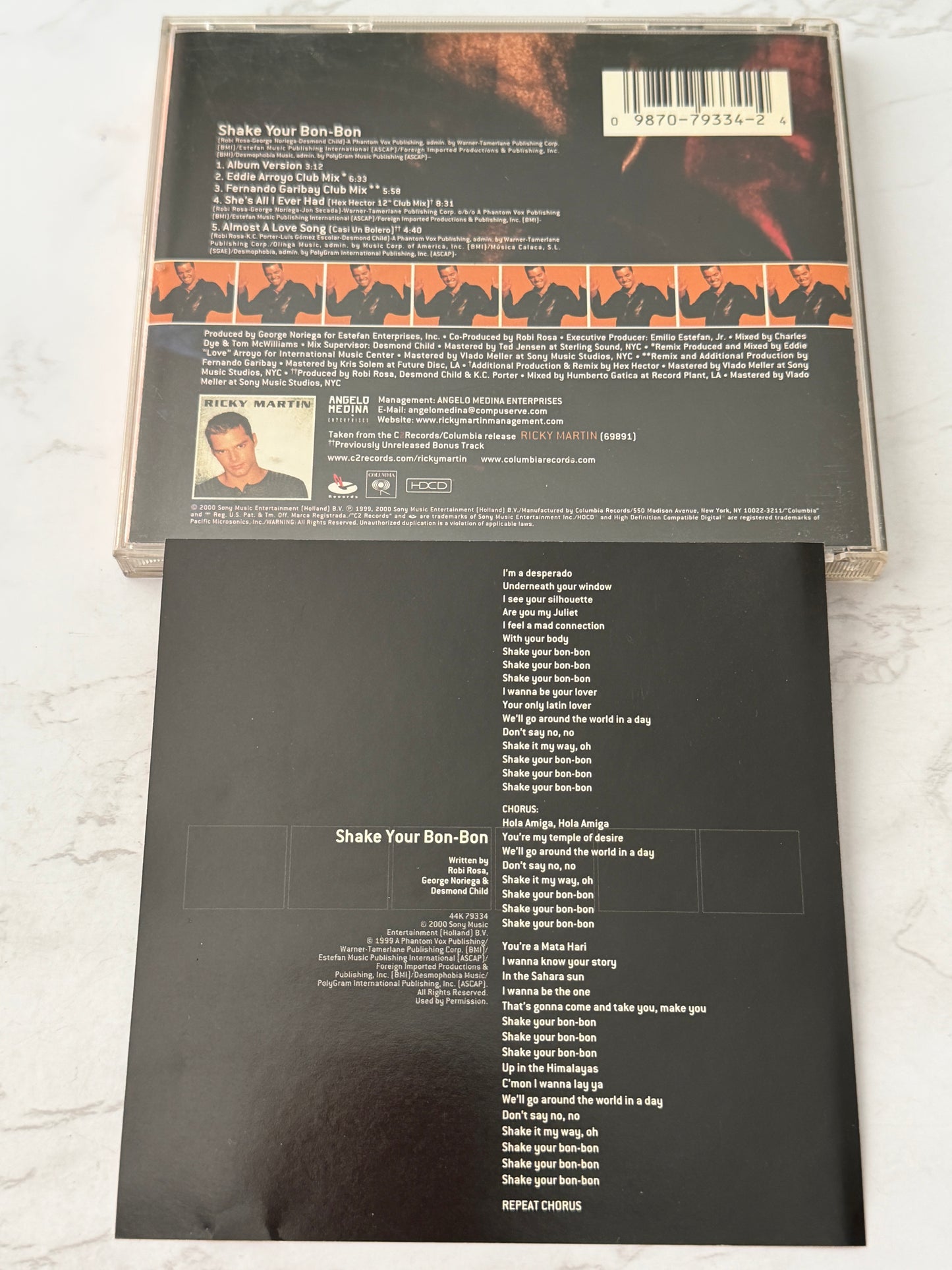 Ricky Martin – Shake Your Bon-Bon (CD Single) (2000)