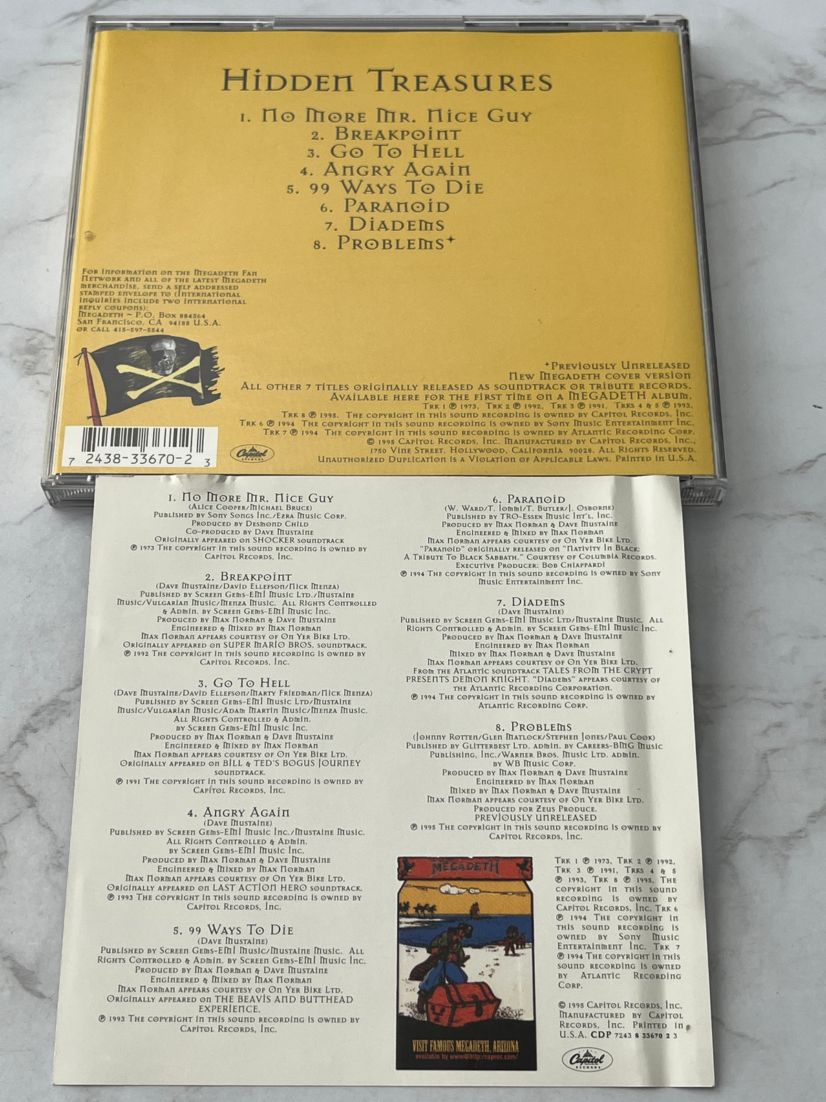 Megadeth – Hidden Treasures (1995)