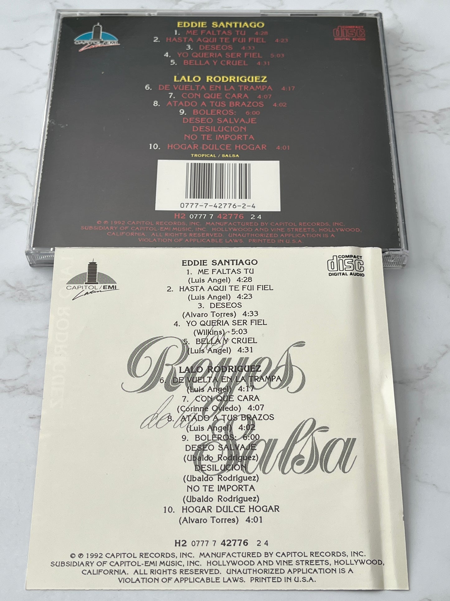 Eddie Santiago / Lalo Rodríguez – Los Reyes de la Salsa (1992)