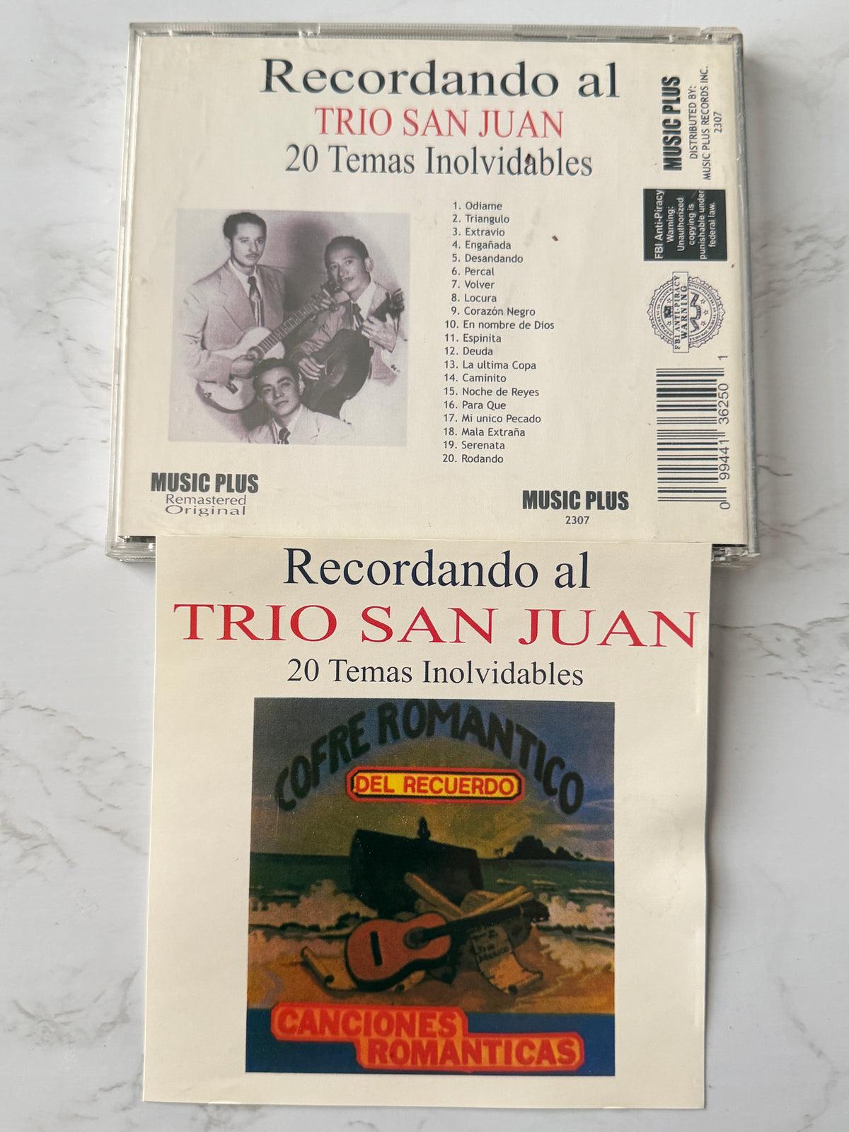 Trio San Juan – Recordando Al Trio San Juan - 20 Temas Inolvidables