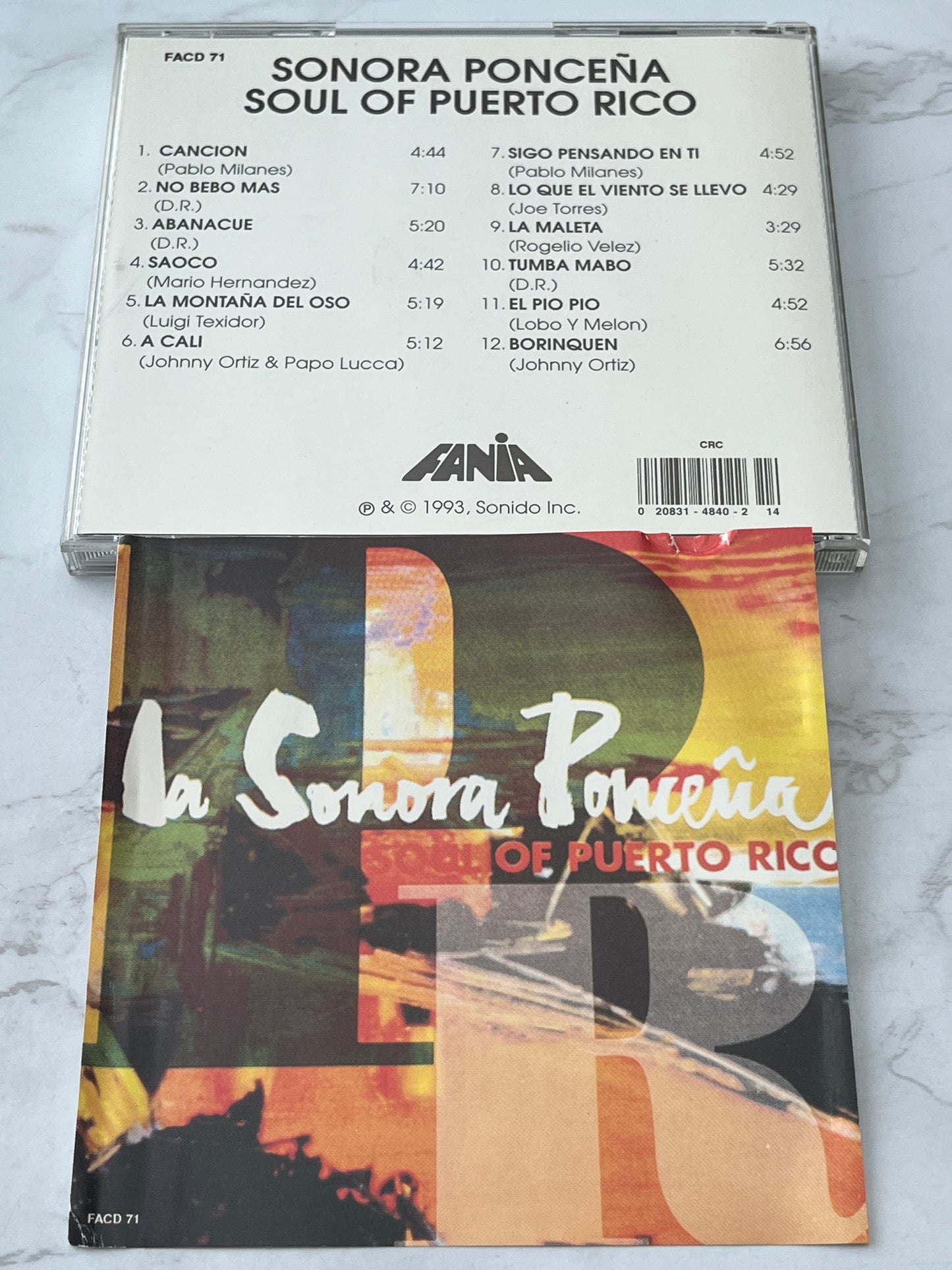 Sonora Ponceña – Soul Of Puerto Rico (1993)