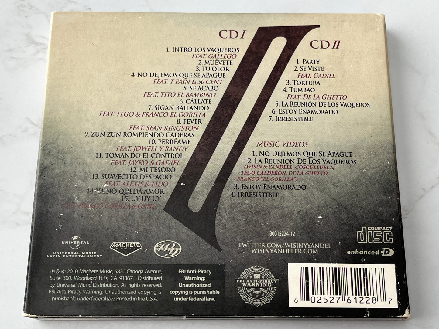 Wisin & Yandel – Los Vaqueros II: El Regreso (2-CD Deluxe Edition) (2010)