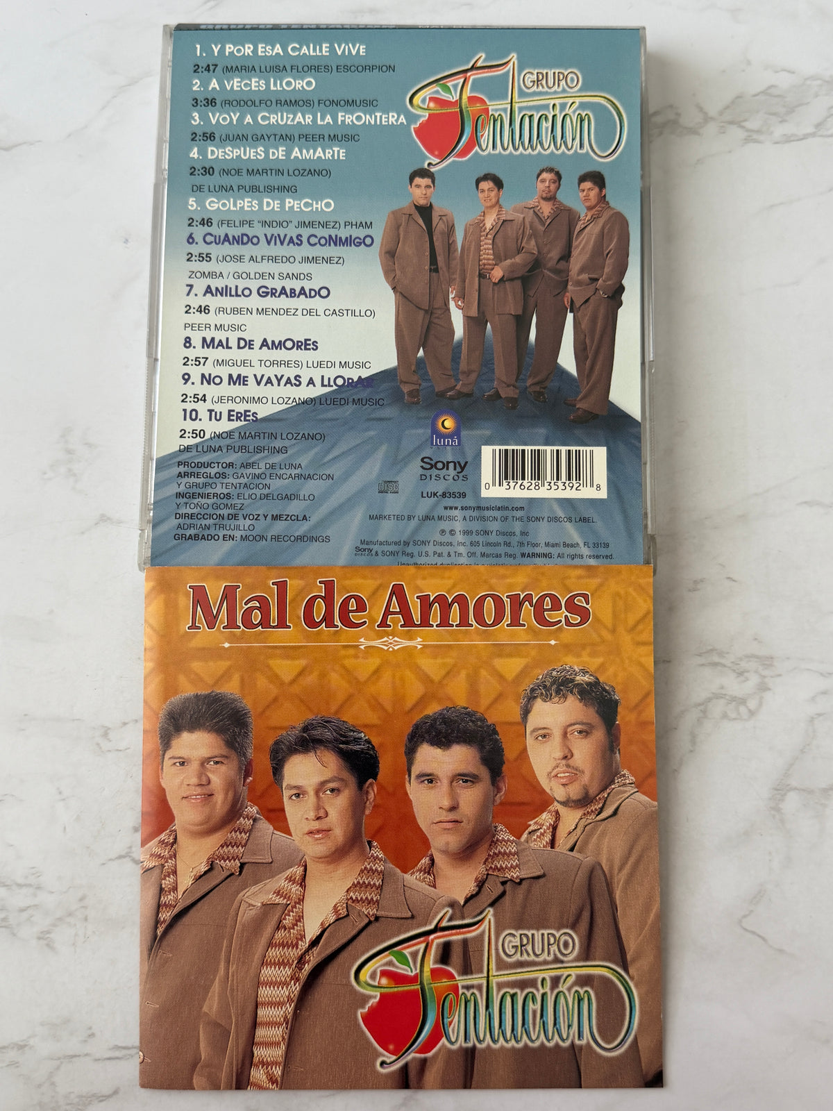 Grupo Tentación – Mal De Amores (1997)