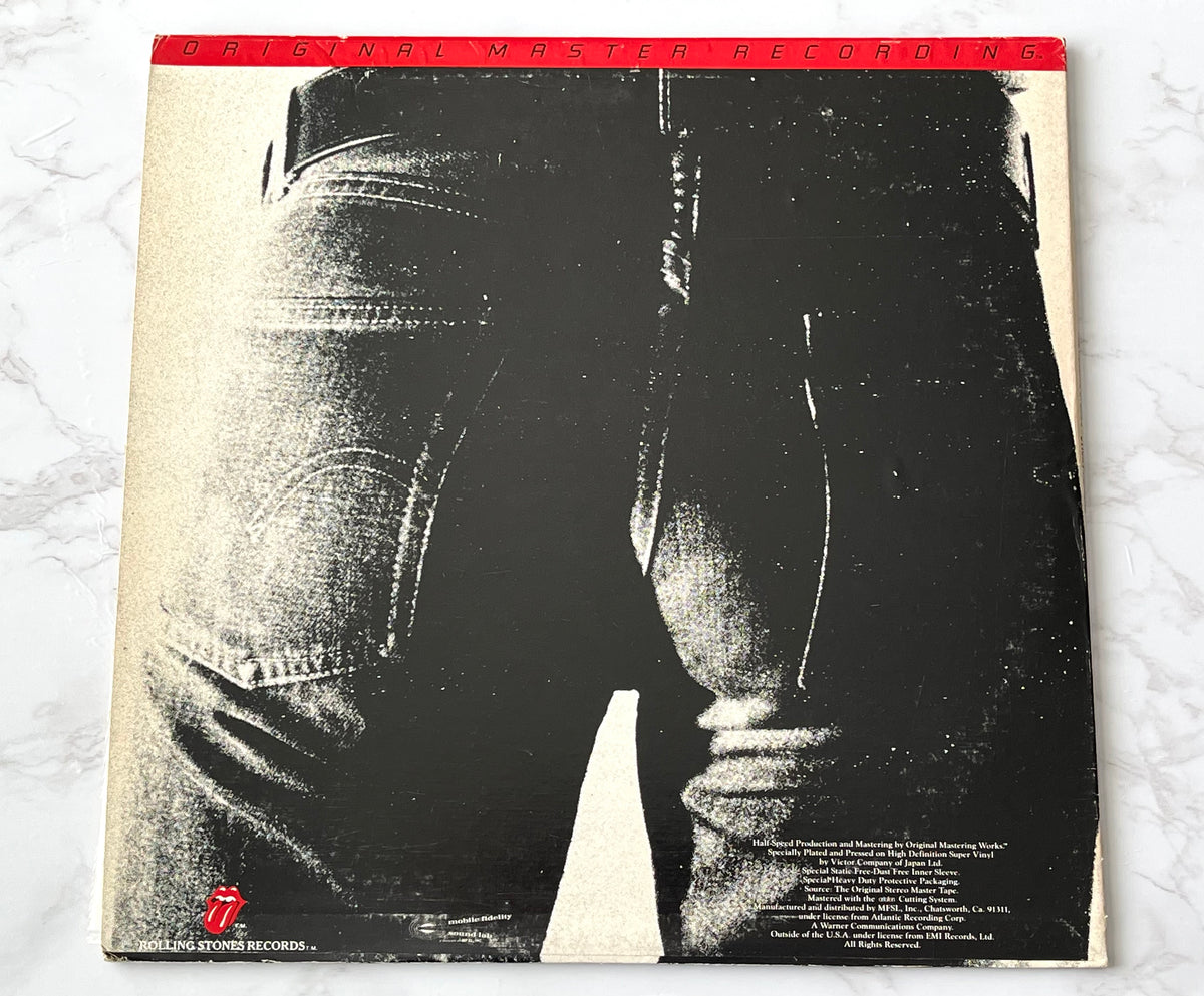 Rolling Stones Sticky Fingers LP MFSL JAPAN PRESS COMPLETE Mobile Fidelity 1-060