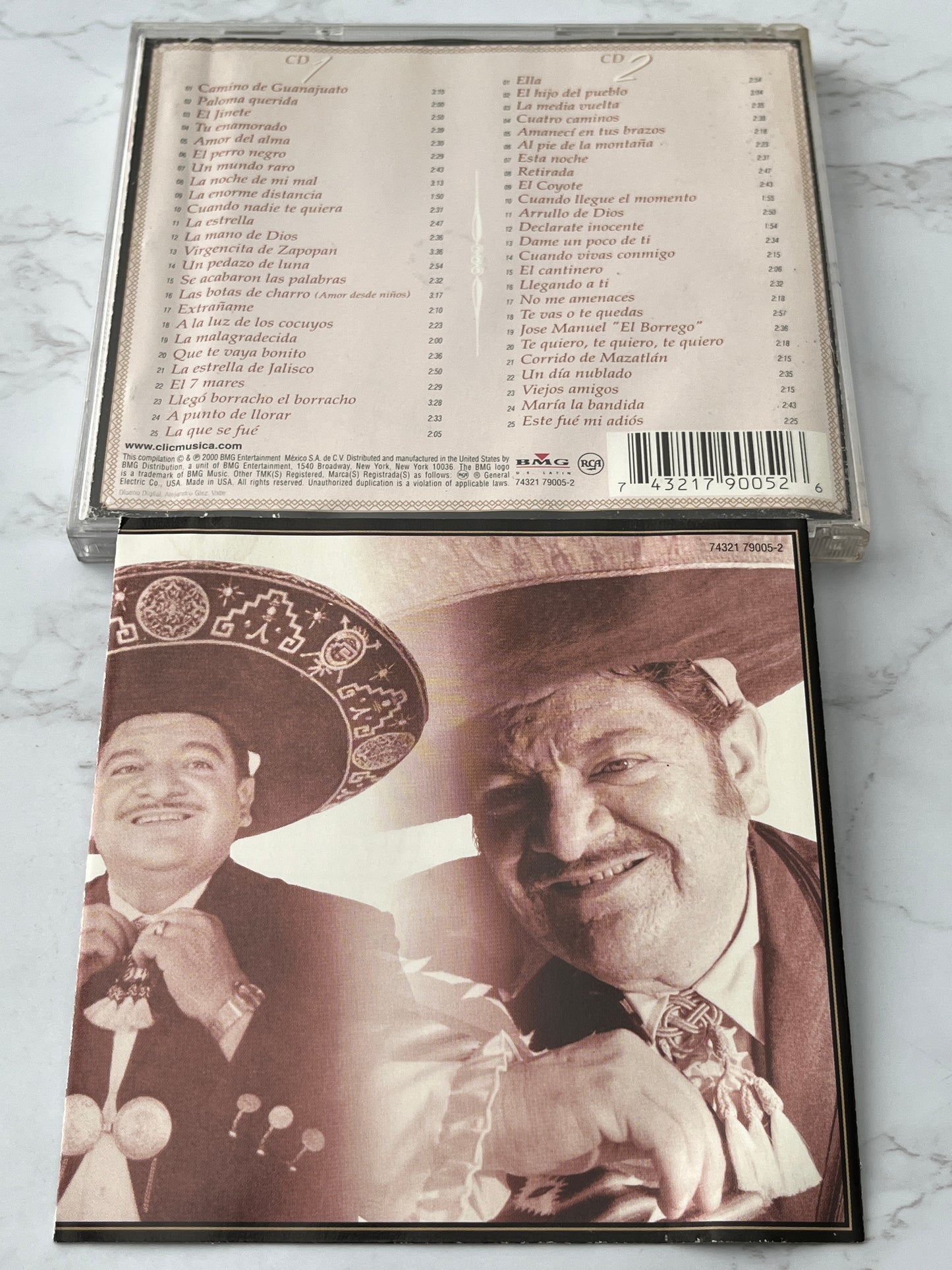 José Alfredo Jiménez – Las 100 Clásicas, Vol. 1 (2-CD Set) (2000)