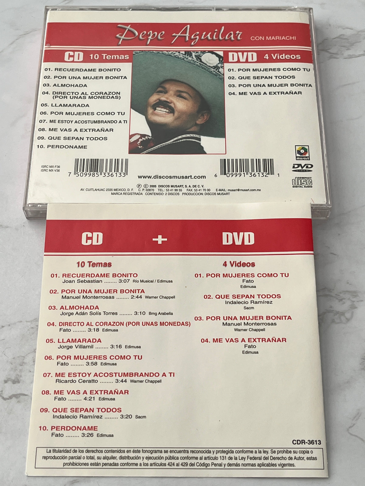 Pepe Aguilar – Con Mariachi (CD+DVD) (2005)