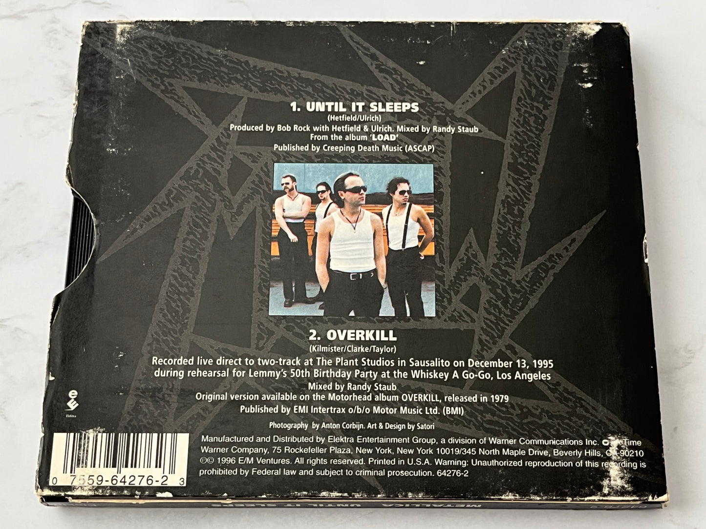 Metallica – Until It Sleeps (CD Single) (1996)