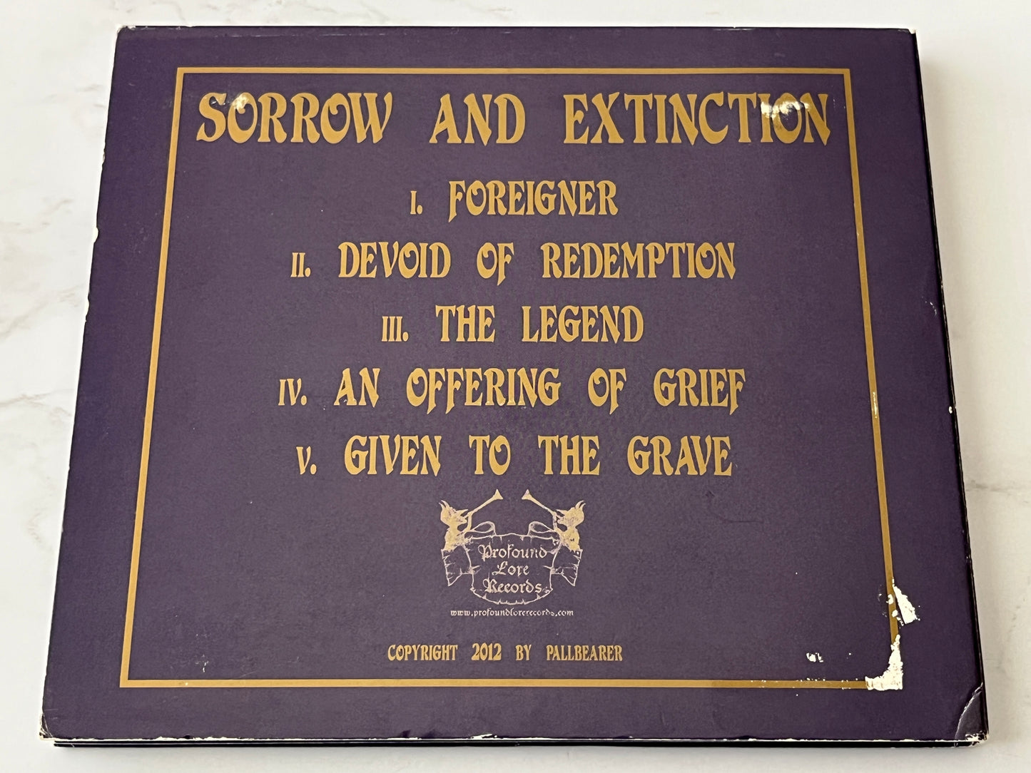 Pallbearer – Sorrow and Extinction (2012)