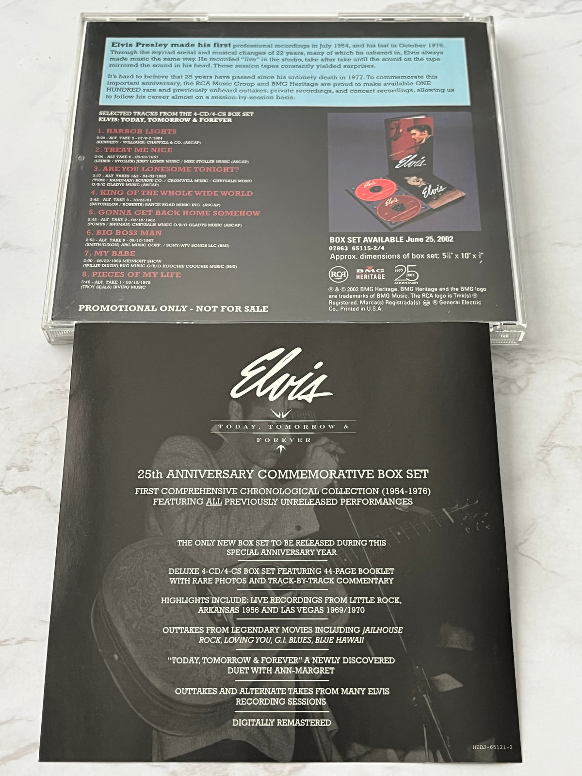 Elvis Presley – Today, Tomorrow & Forever - Promotional Sampler (2002)