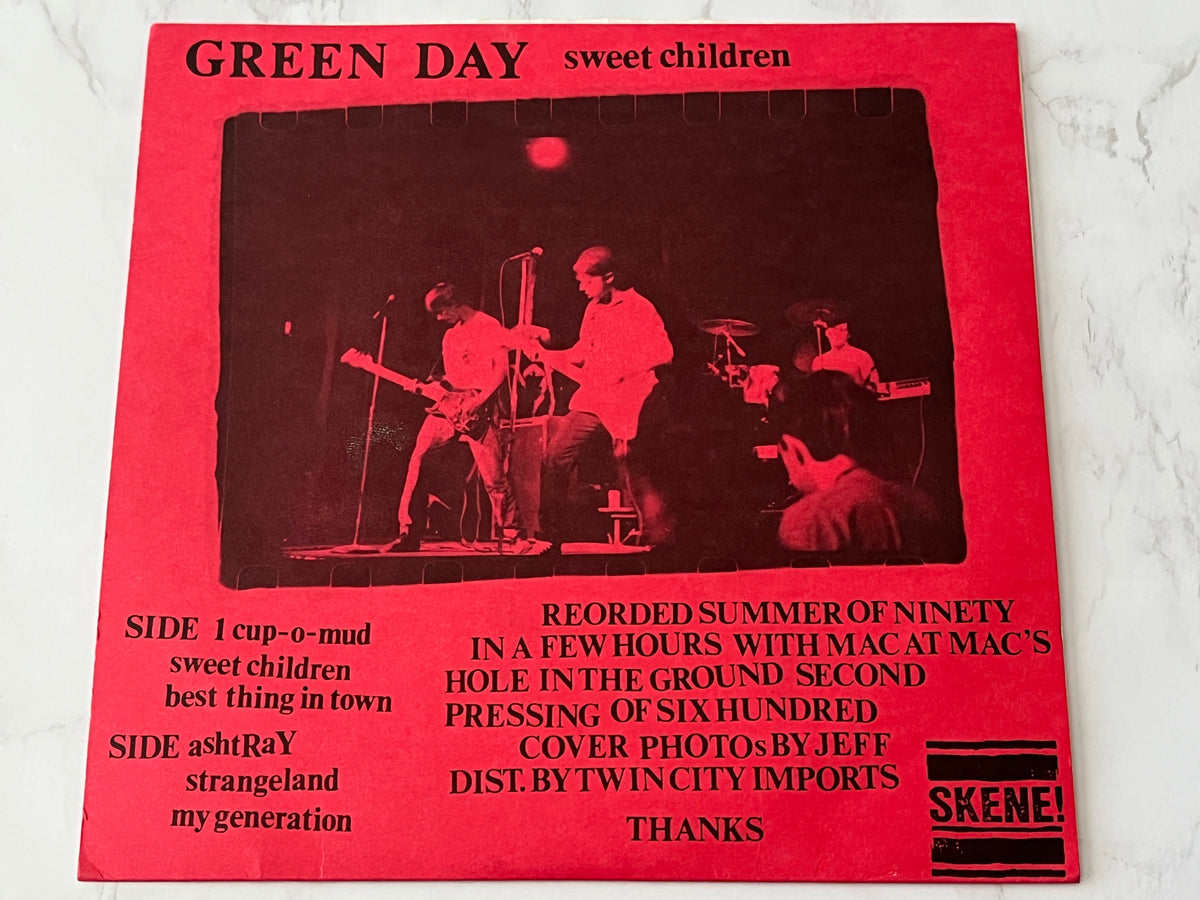 Green Day Sweet Children 7" EP 1990 COMPLETE w/Insert! SKENE! 10 EXTREMELY RARE!