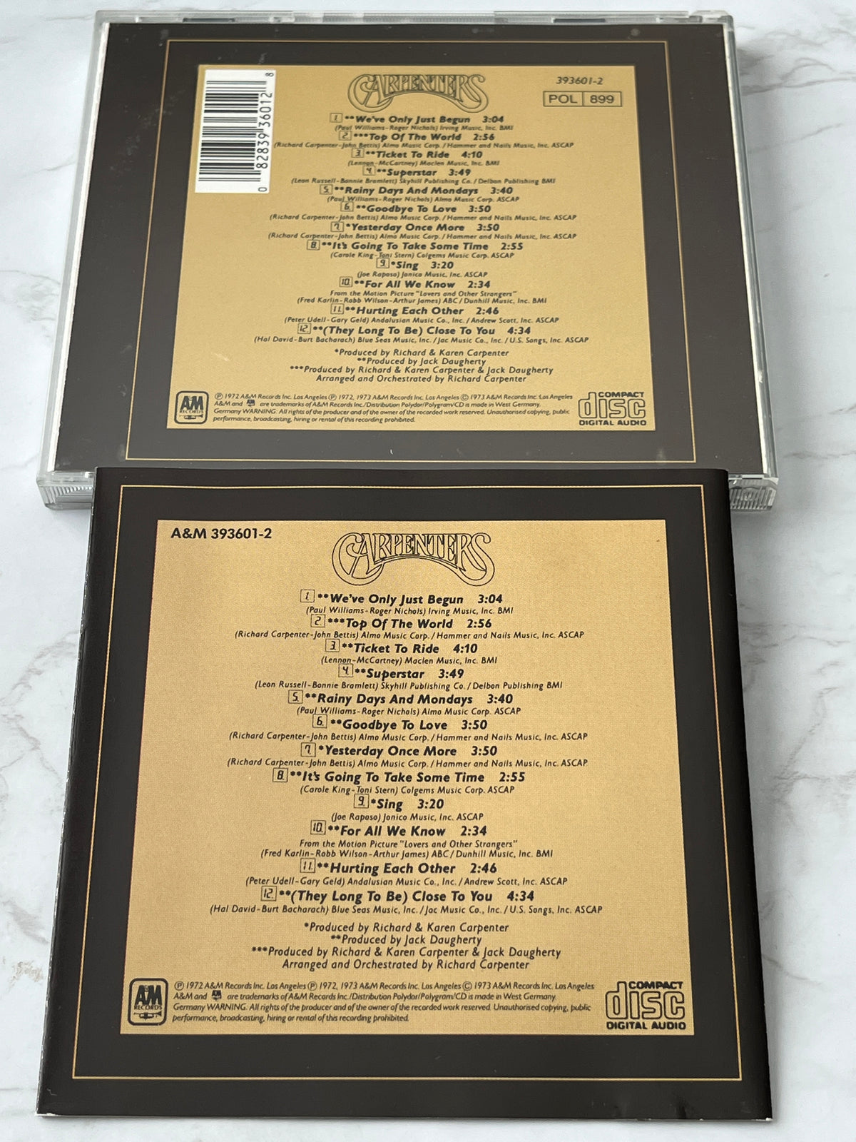 Carpenters – The Singles 1969-1973