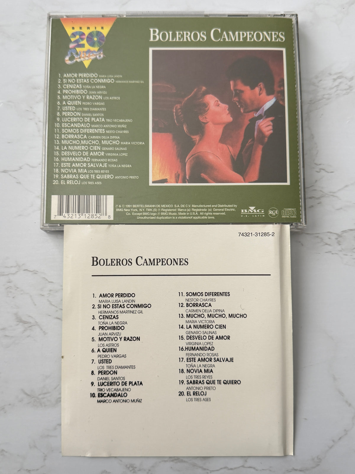 Boleros Campeones - Serie 20 Exitos (1991)