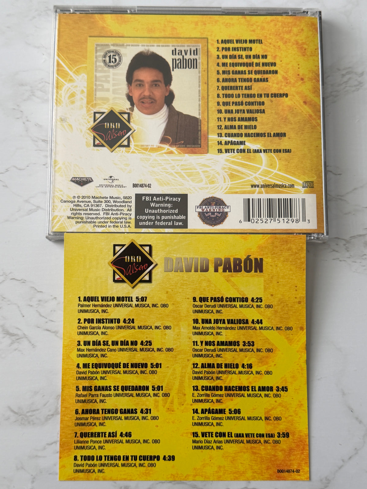 David Pabon – Oro Salsero (2010)