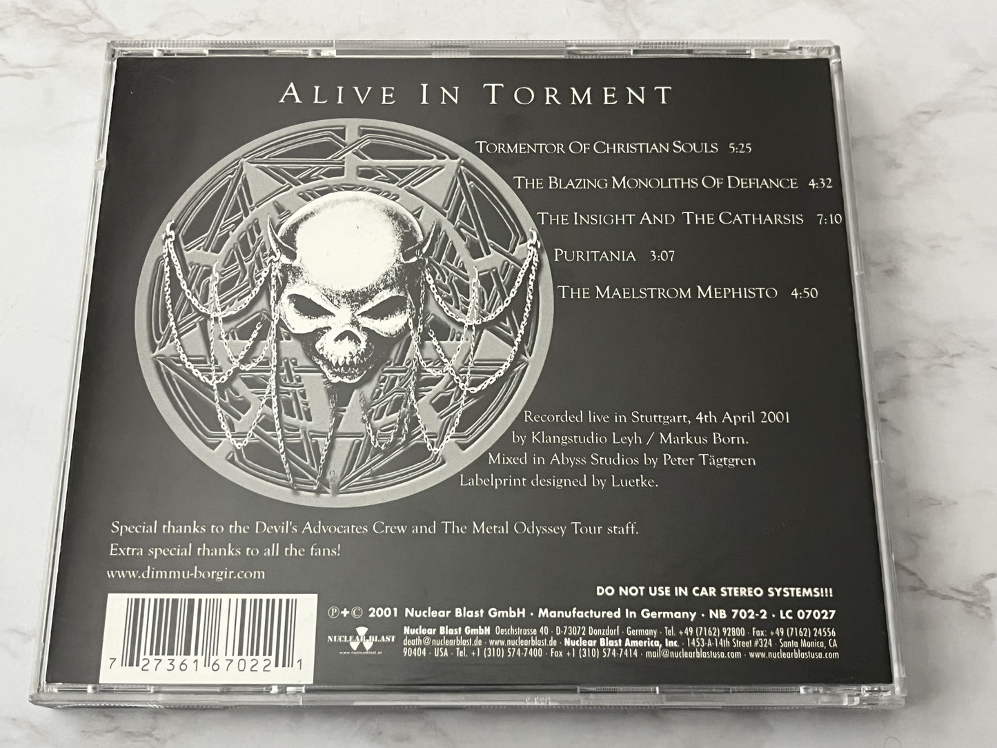 Dimmu Borgir – Alive In Torment (EP) (2001)