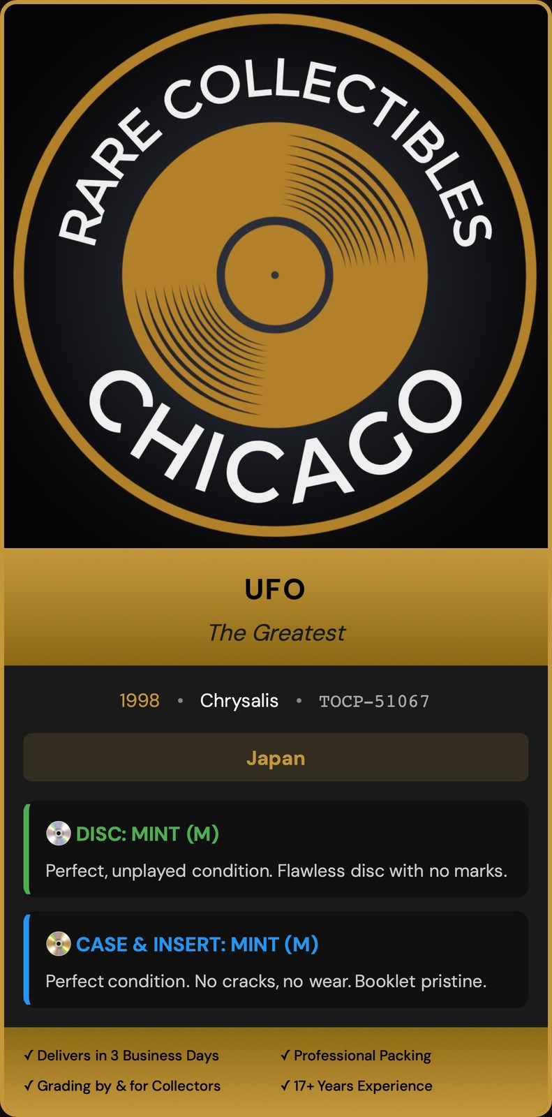 UFO – The Greatest (1998)