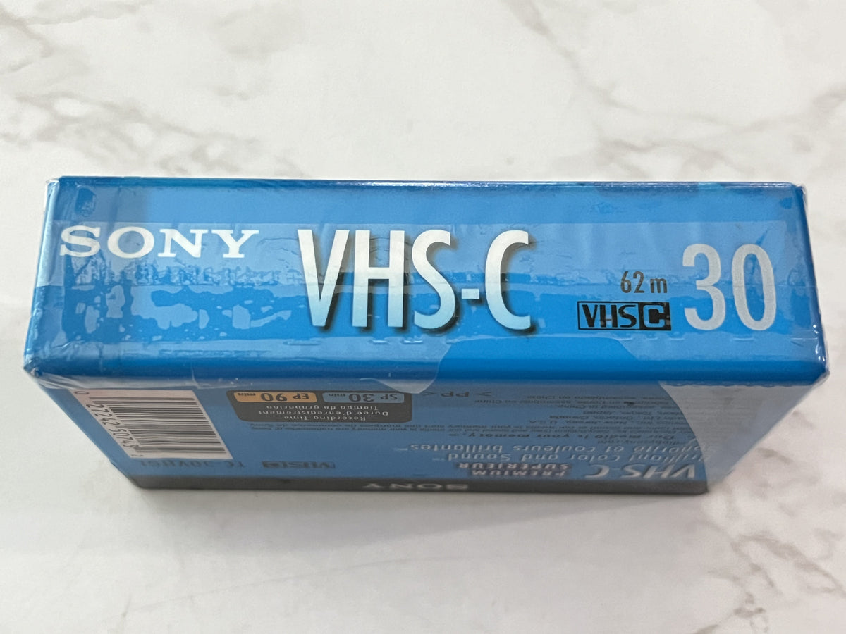 SONY VHS-C 30 Mins Premium Grade Camcorder CASSETTE Tape SEALED! BRAND NEW!