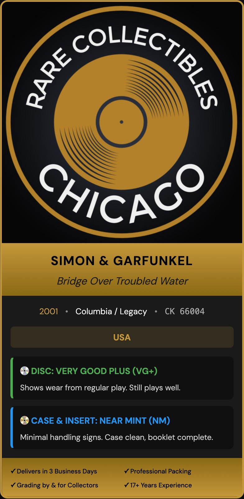 Simon & Garfunkel – Bridge Over Troubled Water (2001)