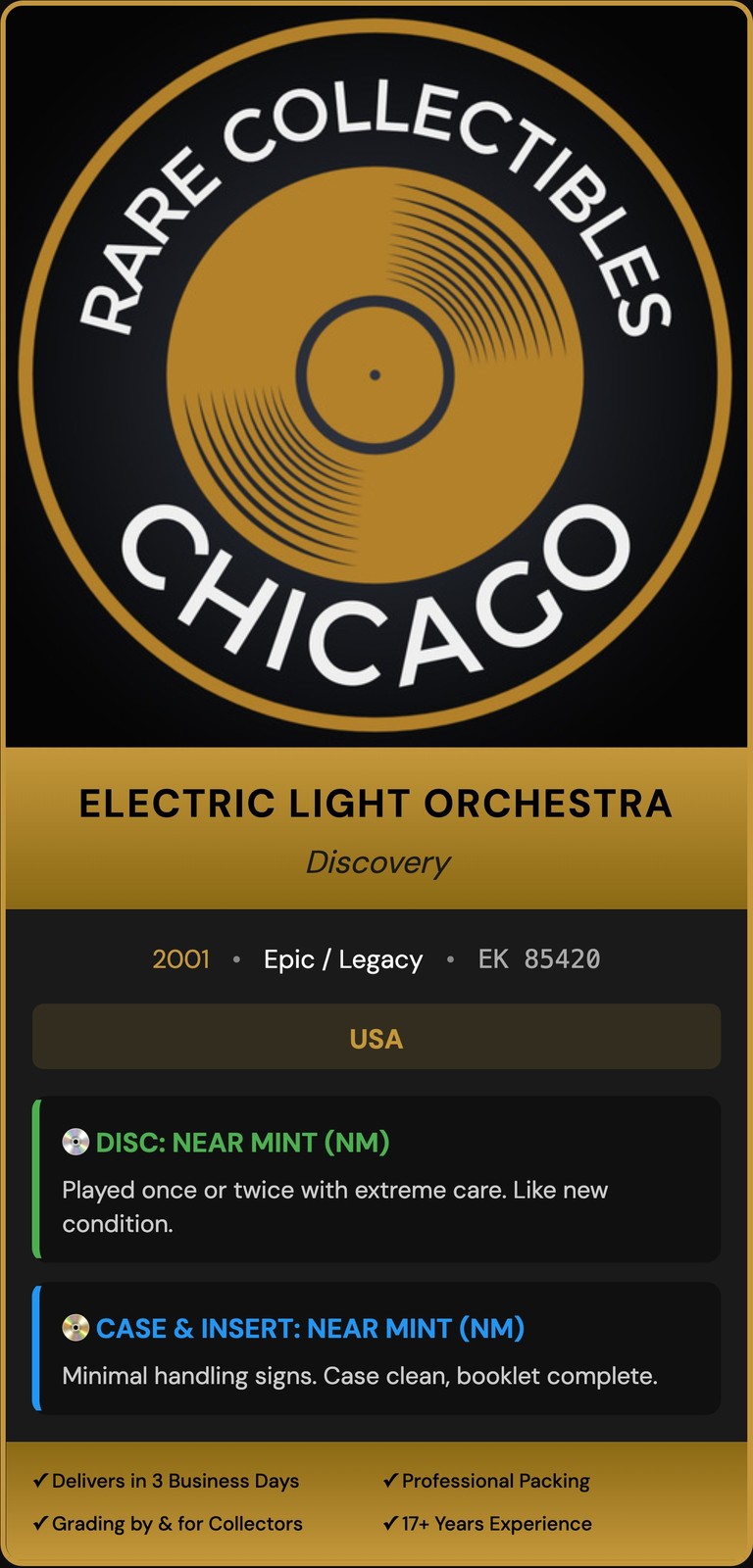 Electric Light Orchestra – Discovery (2001)