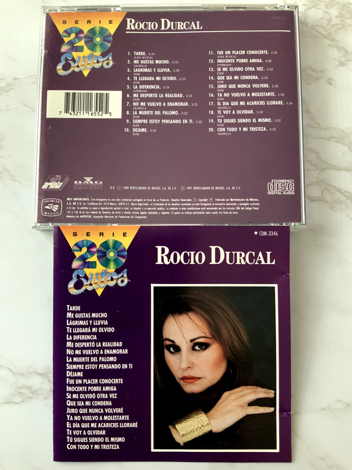 Rocio Durcal – La Serie De Los 20 Exitos (1991)