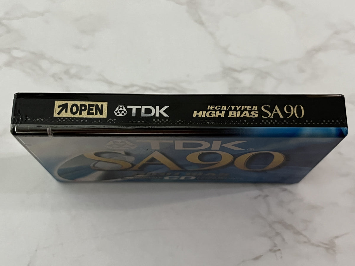 TDK SA-90 Blank Audio CASSETTE Tape SEALED! High Bias 90 Minute BRAND NEW!