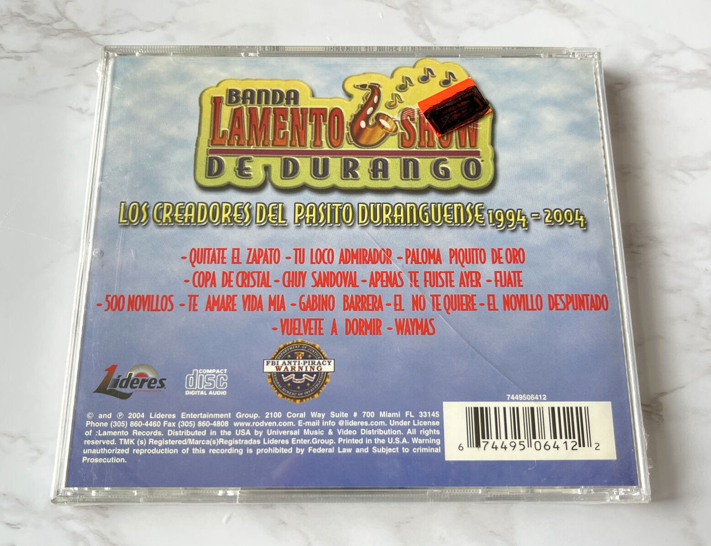 Banda Lamento Show De Durango – Los Creadores Del Pasito Duranguense (2004)