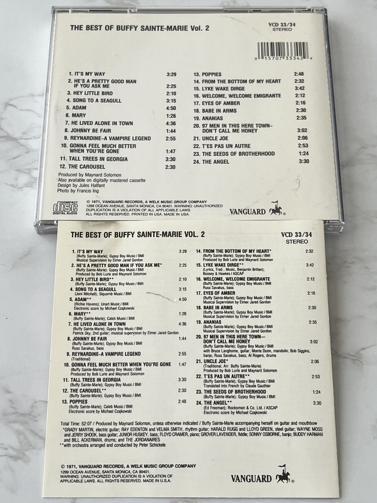 Buffy Sainte – Marie Vol. 2 The Best Of