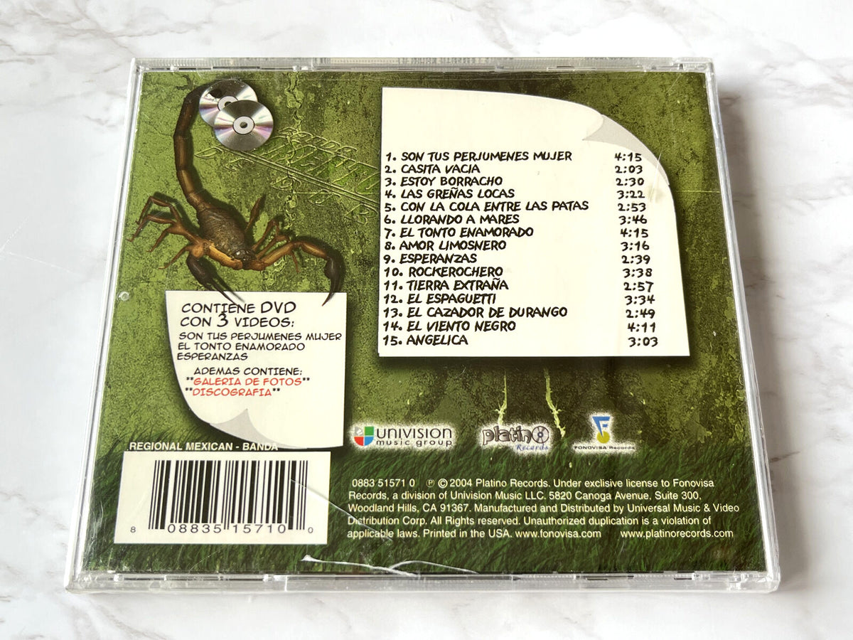 Banda Lamento Show De Durango – 15 Autenticos Alacranazos (CD/DVD) (2004)