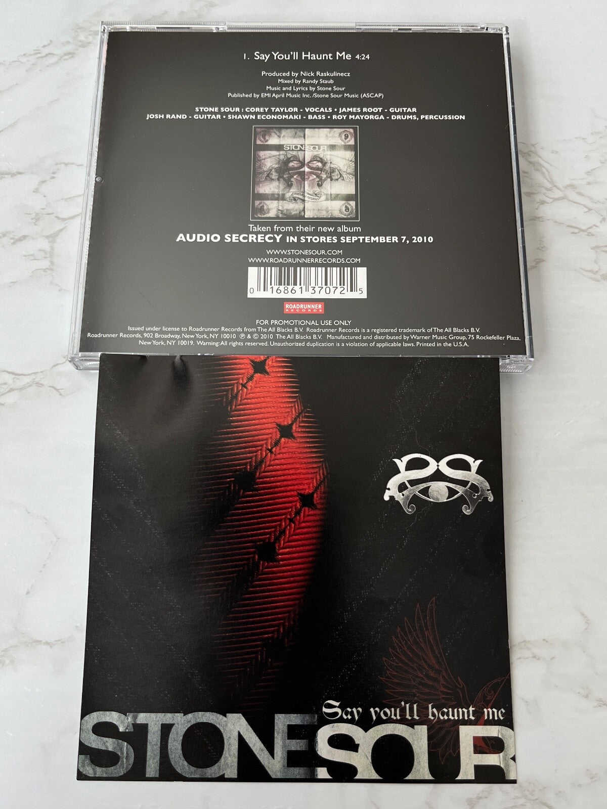 Stone Sour – Say You'll Haunt Me (Signed, Promo) (2010)