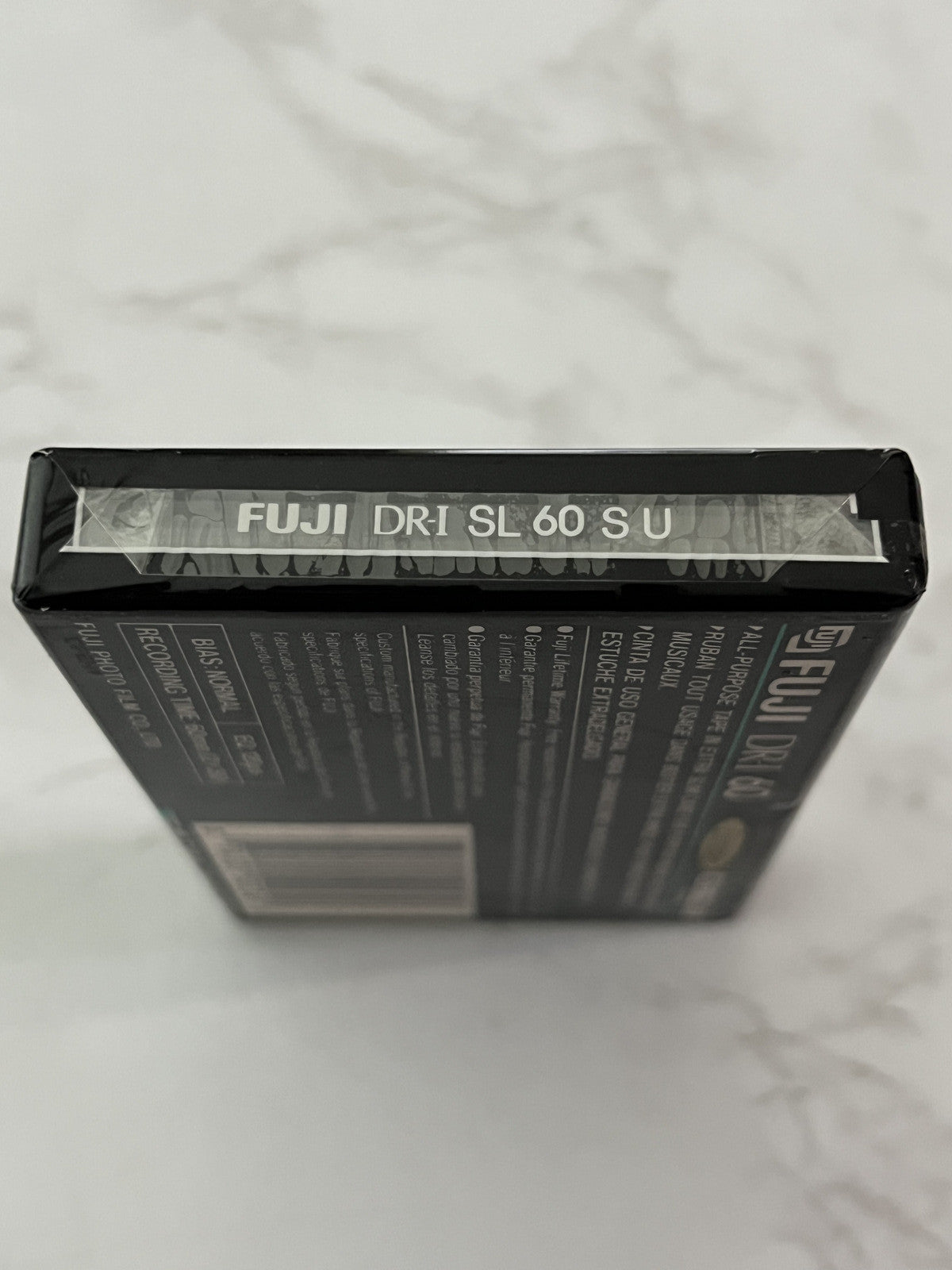 FUJI DR-I 60 Blank Audio CASSETTE Tape SEALED! Normal Bias EXTRASLIM BRAND NEW!