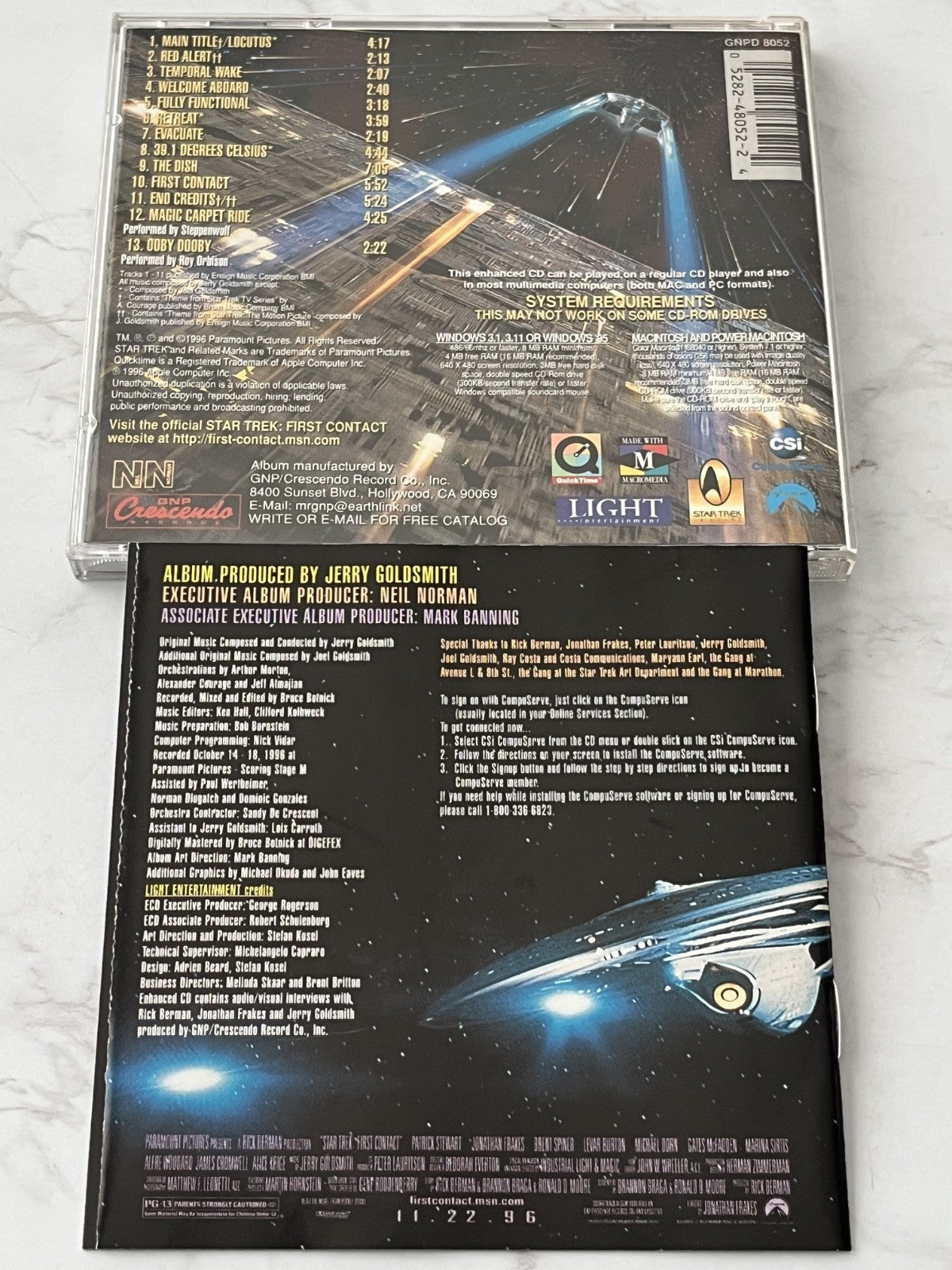 Jerry Goldsmith – Star Trek First Contact Original Motion Picture Soundtrack (1996)